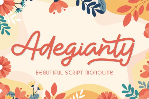 Adegianty: The Handwritten Font for Consistent Brand Beauty