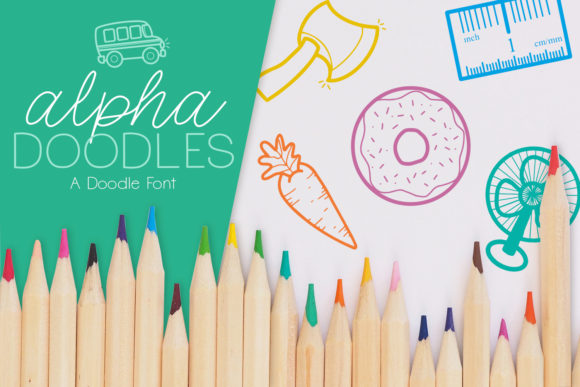 Alpha Doodles: The Playful Font Your Brand Needs