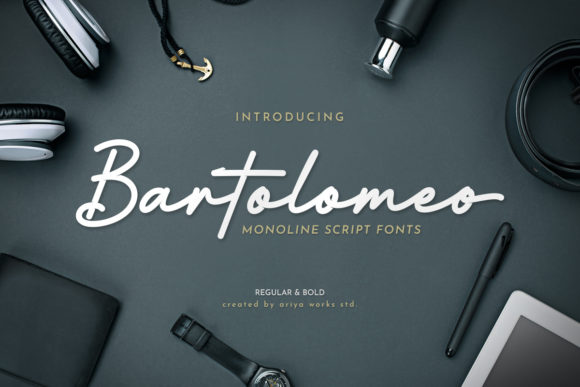 Bartolomeo: A Timeless Script Font for Editorial Design