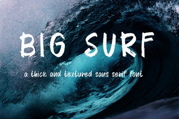 Big Surf: A Distinctive Brush Script Font for Editorial Mood