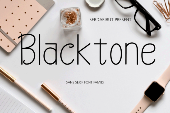 Black Tone Font: An Elegant Sans Serif for Modern Campaigns