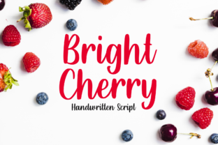 Bright Cherry: A Script Font for Elegant Digital Design