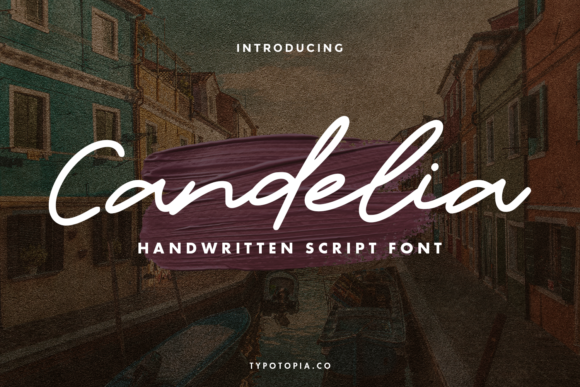 Candelia: A Handwritten Font for Editorial Elegance