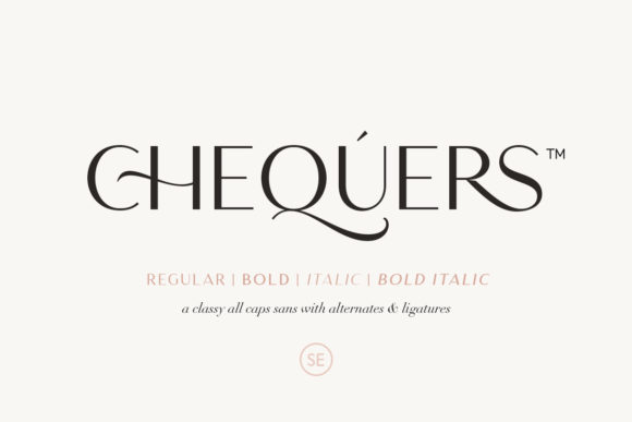 Chequers: A Modern Classic Sans Serif Font