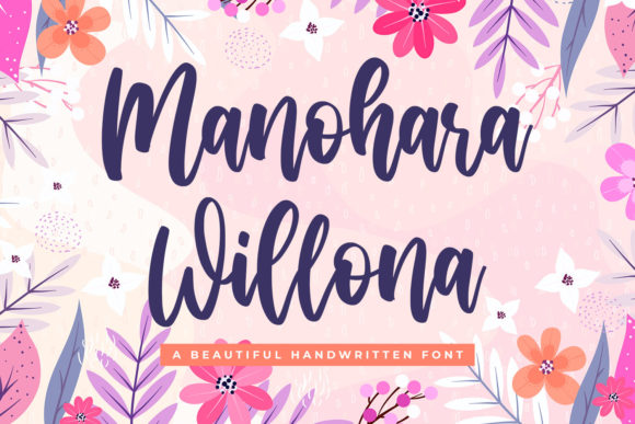 Discover the Manohara Willona Handwritten Script Font