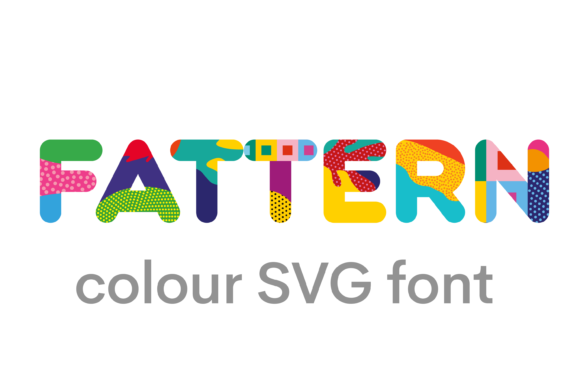 Fattern: A Bold and Colorful Font for Digital Design