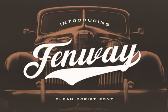 Fenway: The Vintage Script Font for Crafters and Makers