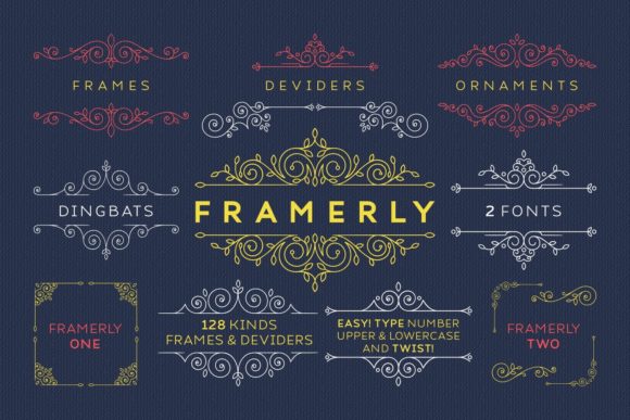 Framerly: The Essential Dingbats Font for Frame Creation