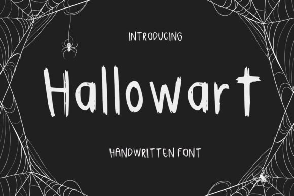 Hallowart: The Handwritten Font for Elegant Business Branding