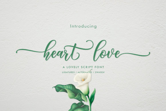 Heart Love Font Review: A Timeless Script Typeface