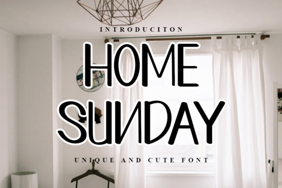 Home Sunday: A Modern Handwritten Font for Creative Makers