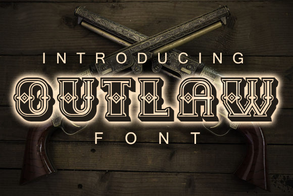 Outlaw: A Bold Decorative Font for Branding with Personality