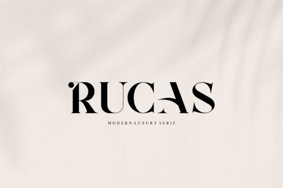 Rucas: A Luxurious Serif Font for Elevated Digital Design