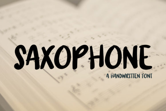 Saxophone: A Playful Handwritten Font for Modern Digital Design