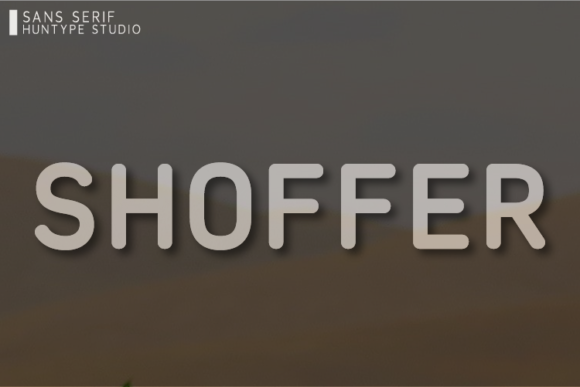 Shoffer: An Elegant Sans Serif Font for Crafted Products