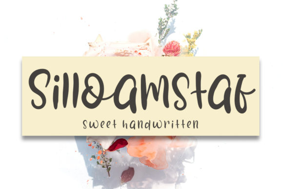 Silloamstaf: An Elegant Handwritten Font for Editorial Design