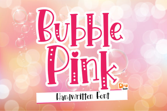 The Bubble Pink Font for Professional Business Branding