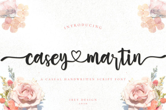 The Casey Martin Font for Elegant Branding Projects