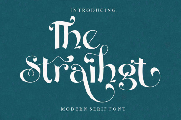 The Straihgt Font for Modern Web Design