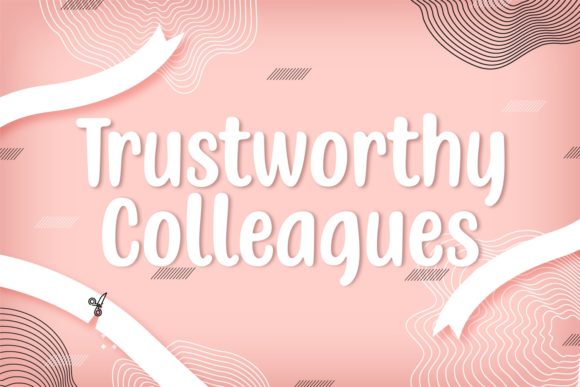 Trustworthy Colleagues: The Playful Font for Polished Brands