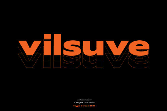 Vilsuve: A Modern Sans Serif Font for Crafters and Product Design